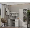 Set scrivania KUBA + elemento di estensione, bianco
