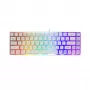 Tastiera White Shark RONIN bianca USB QWERTY 68 tasti LED