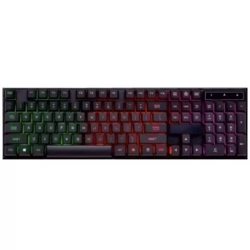 ART AK-50 kit USB tastiera retroilluminata e mouse illuminato, nero