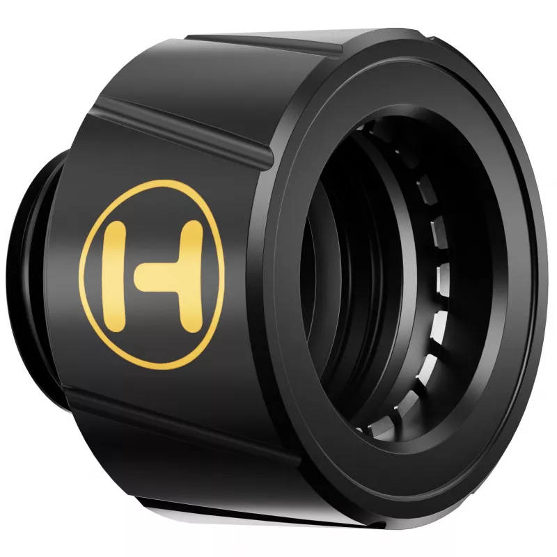 Raccordo HYTE FIT-001 sistema di raffreddamento per computer ottone silicone acciaio nero