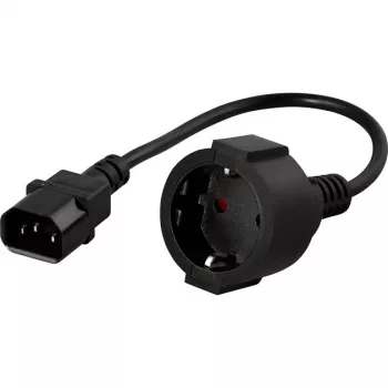 BlueWalker PowerWalker - cavo di alimentazione - IEC 320 EN 60320 C14 (M) - IEC 320 EN 60320 C13 (F) (91015003)
