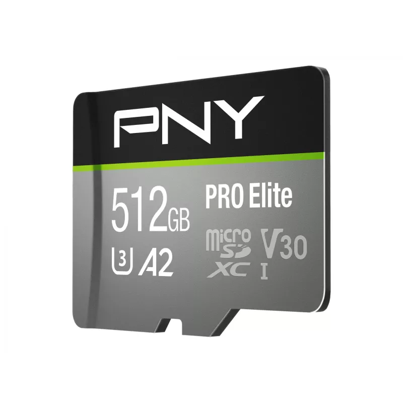 Memoria flash PNY 512GB microSDXC Class 10 P-SDUX512U3100PRO-GE