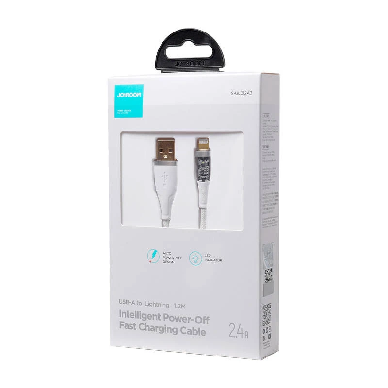 Cavo USB-A a Lightning Joyroom S-UL012A3 2,4 A 1,2 m bianco