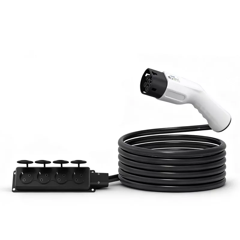 AKYGA AK-SC-E27 Adattatore V2L Type 2 a 4x Schuko 16A 3m