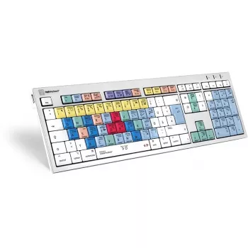 Logickeyboard LKB-CBASE-CWMU-DE ufficio USB QWERTZ tedesco multicolore