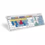 Logickeyboard LKB-CBASE-CWMU-DE ufficio USB QWERTZ tedesco multicolore