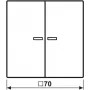 Jung HOME pulsante 2 canali BTLS17102SWM 1 (BTLS17102SWM)