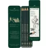 Matita in grafite Faber-Castell 9000 verde legno 6 pezzi