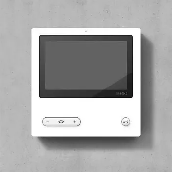 Siedle BVPC 850-0 W - 17,8 cm (7 pollici) - bianco - touch - posto interno - AC/DC - 20 - 30 V