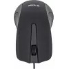 Mouse USB con cavo, 3 tasti, superficie gommata, 1000 DPI