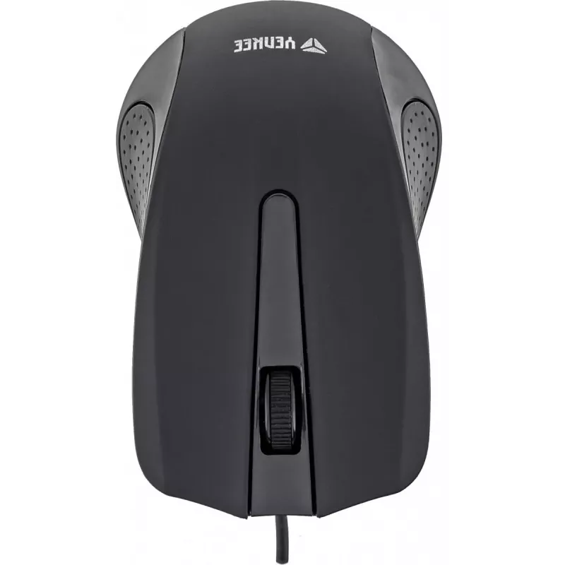 Mouse USB con cavo, 3 tasti, superficie gommata, 1000 DPI