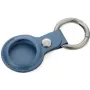 Custodia portachiavi per Apple AirTag TROIKA KR21-20/DB — custodia protettiva blu con anello portachiavi