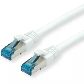 VALUE - cavo patch - RJ-45 (M) a RJ-45 (M) - 2 m - SFTP, PiMF - CAT 6a - senza alogeni, stampato, protezione piegatura, trefolo - bianco (21.99.1972)