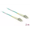 DELOCK cavo in fibra ottica LC a LC multimodale OM3 2 m