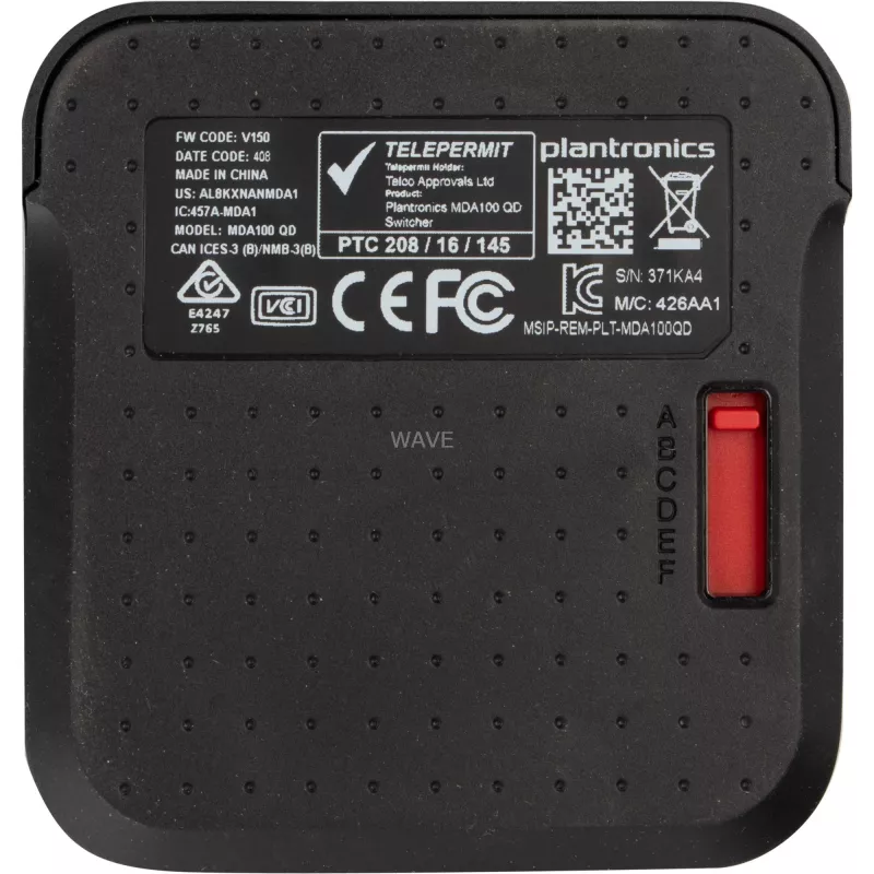 POLY MDA105 QD USB-A Adattatore analogico, paese di origine: Cina