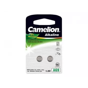 Pila a bottone CAMELION AG9 (alcalina) – 2 pz. per piccoli dispositivi elettronici, modello 12050209