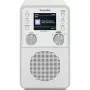 Radio digitale TECHNISAT DigitRadio 317 bianco — ricezione FM e DAB+, design da tavolo compatto