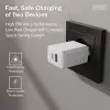 Caricabatterie USB GaN AC da interno DIGITUS DA-10301 — 30W, 1× USB-C, 1× USB-A, 100–240V, bianco