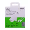 Belkin BoostCharge laptop, smartphone, Universal bianco caricabatterie rapido AC da interno