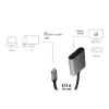LogiLink CUA0102 cavo USB 3.2 Gen1 Type-C a DisplayPort 0,15 m nero