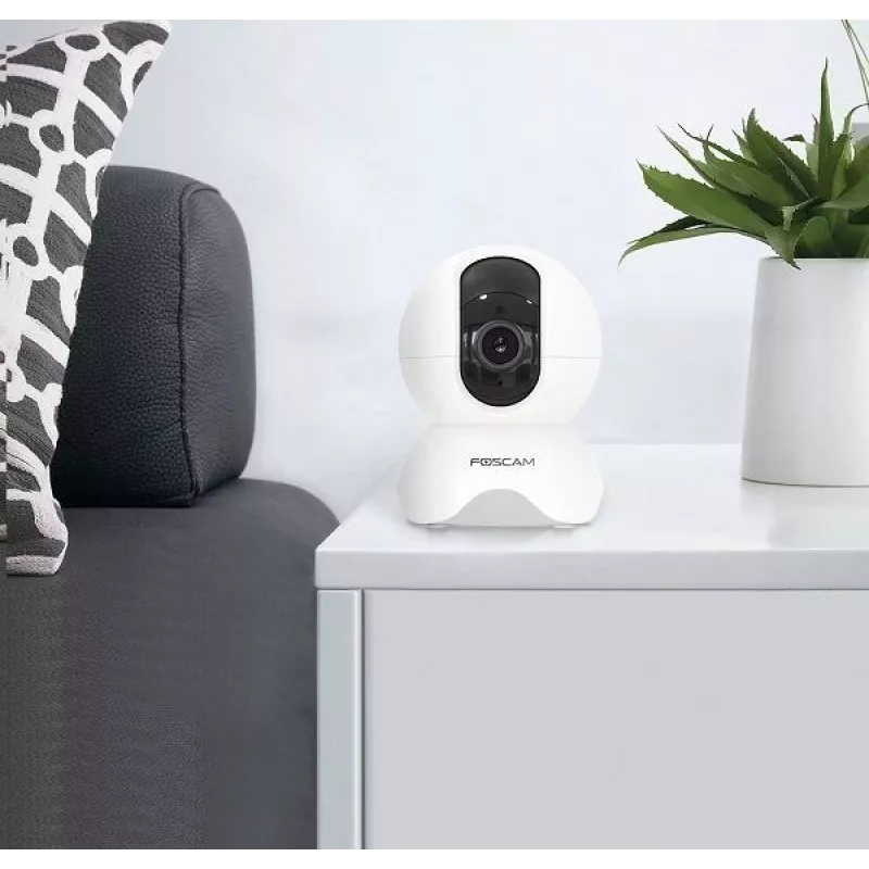 Telecamera IP di sicurezza a lampadina Foscam X5-WB per interno 2560 x 1920 Pixel da scrivania