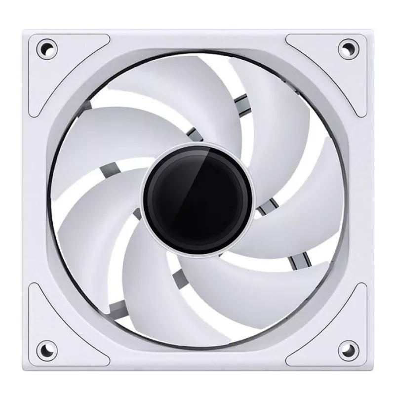 Ventola per case Jonsbo ZK-120W 3in1 A-RGB bianco — 120 mm, illuminazione A-RGB