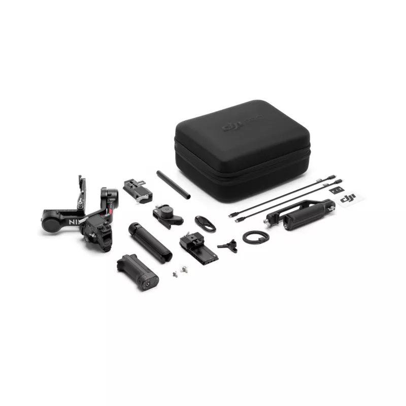 Stabilizzatore per camera a mano DJI RS 4 Combo nero alluminio batteria 12h