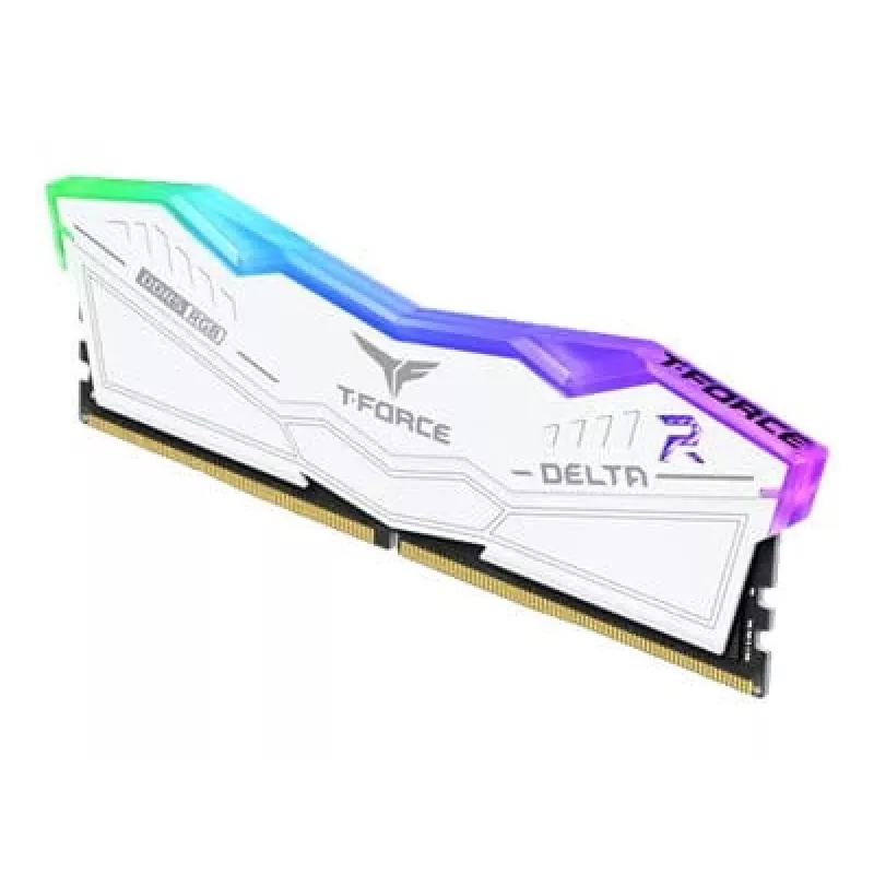 DIMM 32 GB DDR5-6000 (2x 16 GB) Kit dual, memoria RAM bianca, FF4D532G6000HC38ADC01, Delta RGB, INTEL XMP