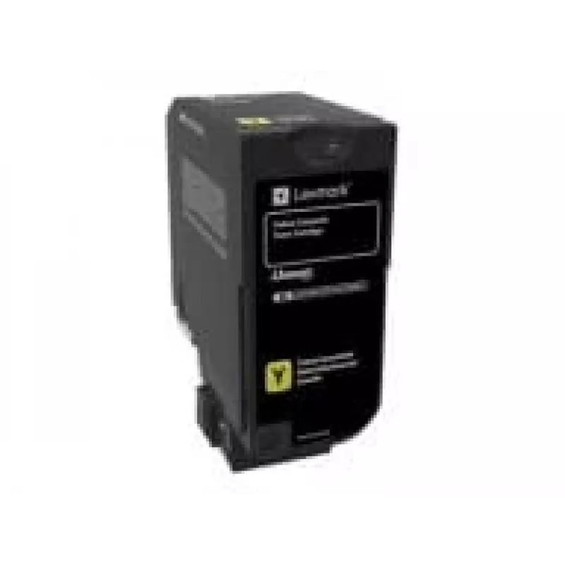 Lexmark 74C20YE cartuccia toner Corporate per CS720/CS725/CX725, gialla, 3000 pagine