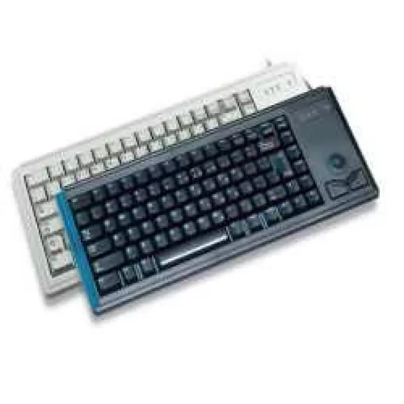 CHERRY TAS G84-4400 con filo layout US grigio chiaro TRACKBALL USB