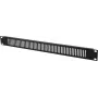 Pannello frontale Omnitronic ZL-19 sw 1HE – 1U, pannello frontale nero per rack 19 pollici