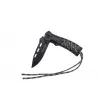 Coltello survival AZYMUT Survival Fire Starter — coltello da campeggio a lama fissa con accendifuoco integrato