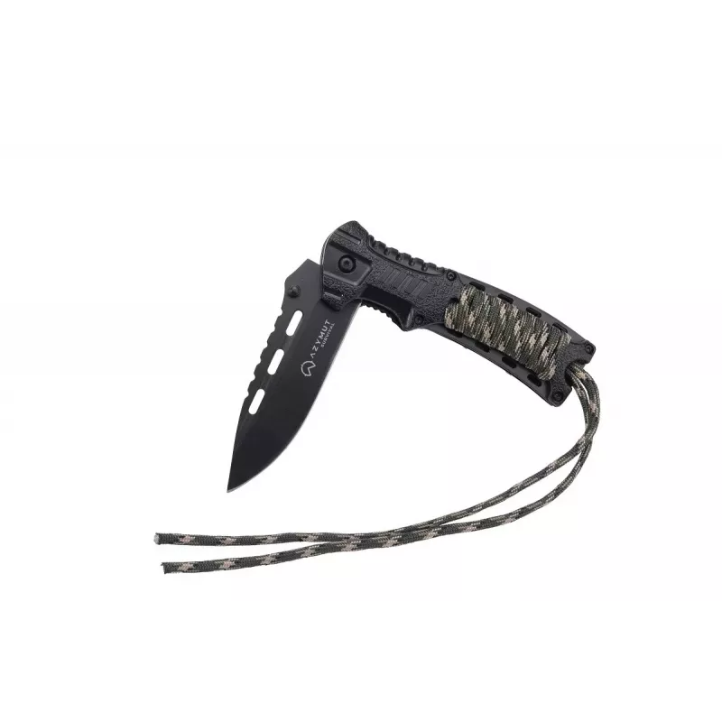 Coltello survival AZYMUT Survival Fire Starter — coltello da campeggio a lama fissa con accendifuoco integrato