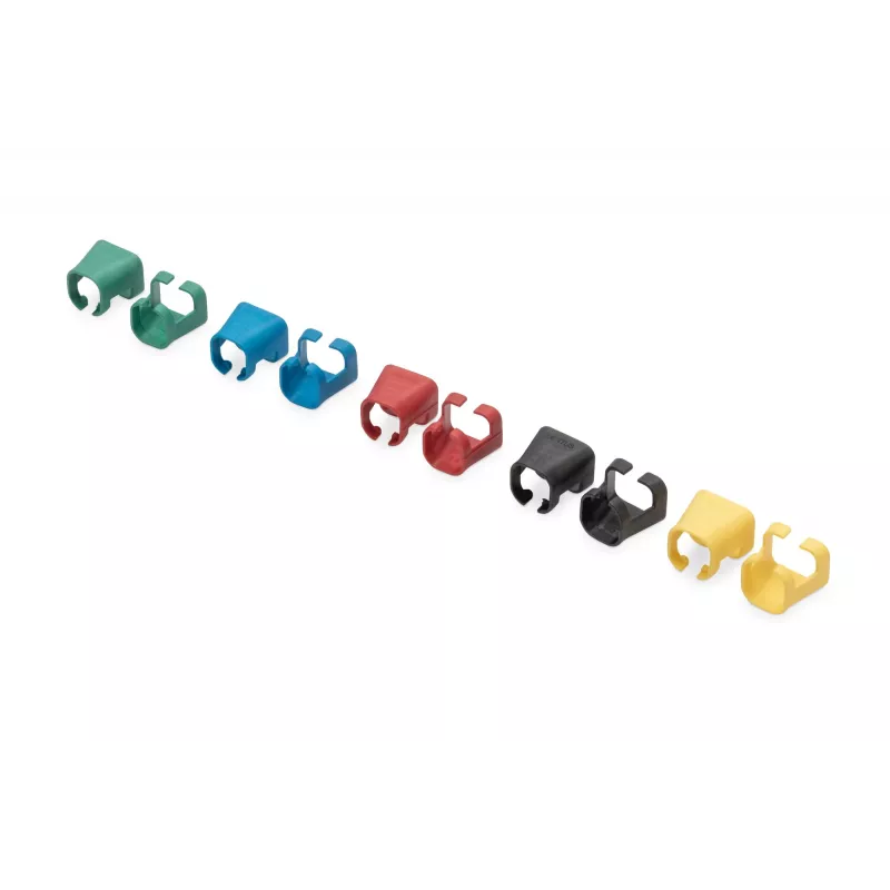 Clip di codifica colori Digitus A-CC-M colori vari PVC 100 pezzi