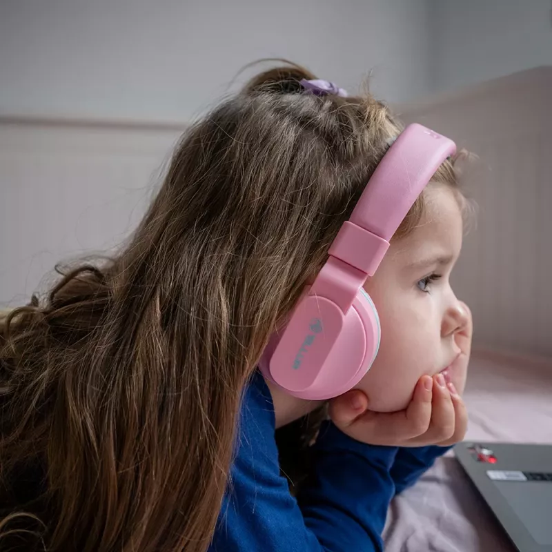 Cuffie Tellur Buddy Bluetooth over-ear rosa