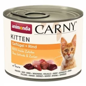 ANIMONDA Carny Kitten pollo manzo - cibo umido per gatti - 200 g