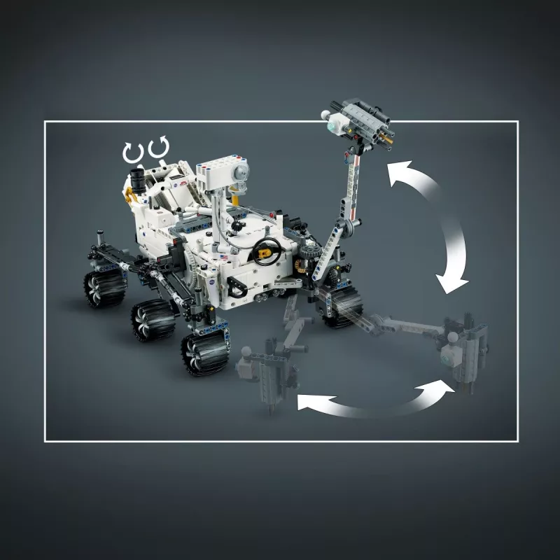 LEGO Technic NASA Mars Rover Perseverance set spaziale con esperienza app AR set di scoperta scientifica impara sulla tecnica dei veicoli giocattolo da costruzione