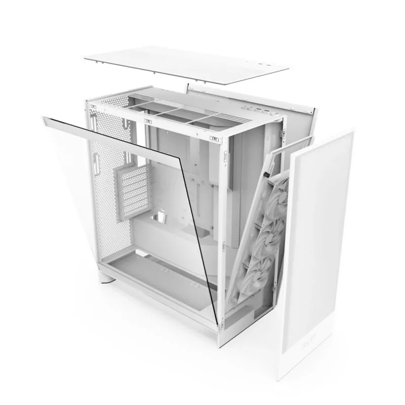 NZXT H7 Flow midi tower bianco