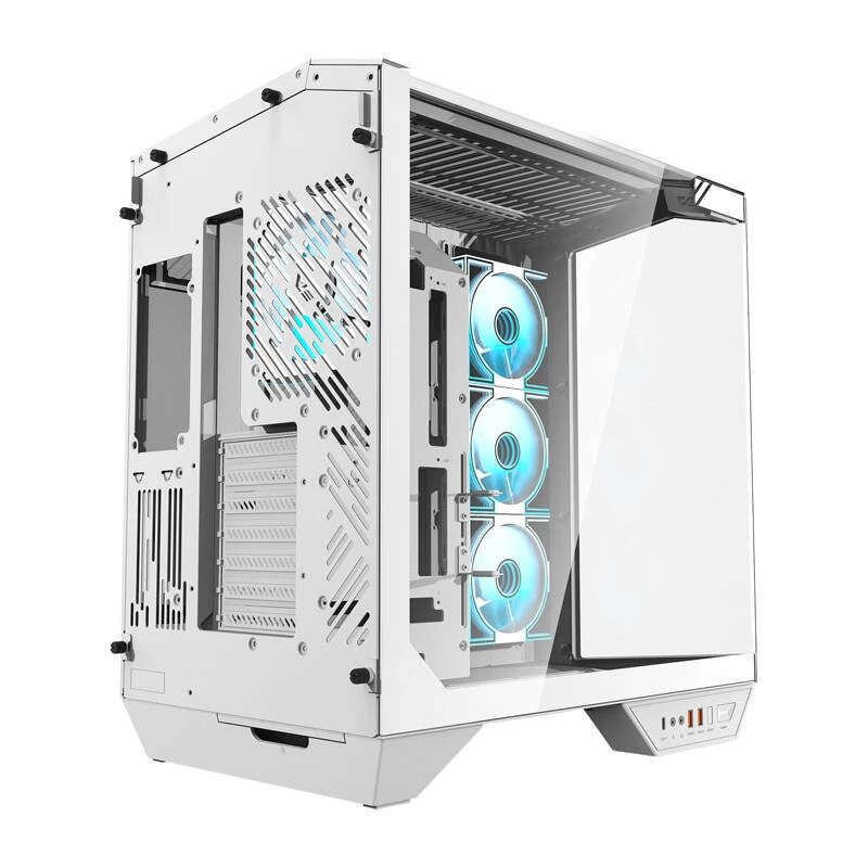 Case PC Darkflash DY470 (bianco) + 4 ventole