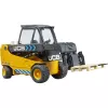 Carrello elevatore BRUDER JCB Teletruk giocattolo — ABS, età consigliata 3+, nero e giallo