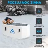 Extralink vasca per ghiaccio, vasca per immersione in acqua fredda, 150x80x65cm