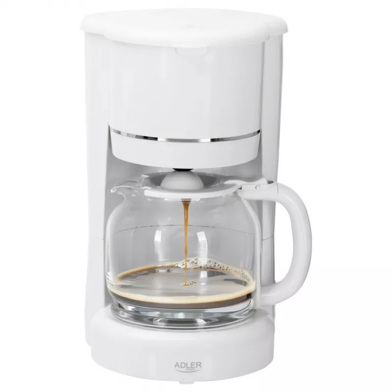 Adler AD 4383w caffettiera a filtro per caffè macinato 1,5 L bianca