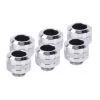 Kit raccordi Alphacool 17474 — raccordi in ottone cromato, Ø 22 mm, altezza 20 mm