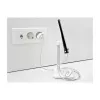 Supporto telescopico per smartphone e tablet DeLOCK con ripiano, argento/bianco