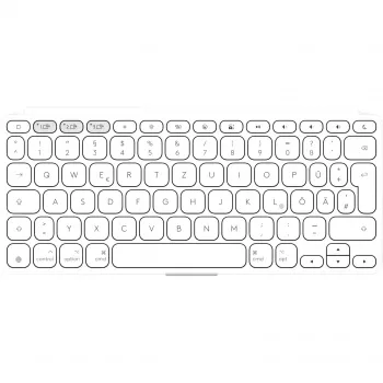 Tastiera Logitech Keys-To-Go 2 universale Bluetooth QWERTZ tedesco bianco