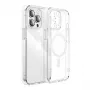 Custodia protettiva magnetica trasparente Joyroom JR-14D7 per iPhone 14 Plus, chiara, fissaggio magnetico