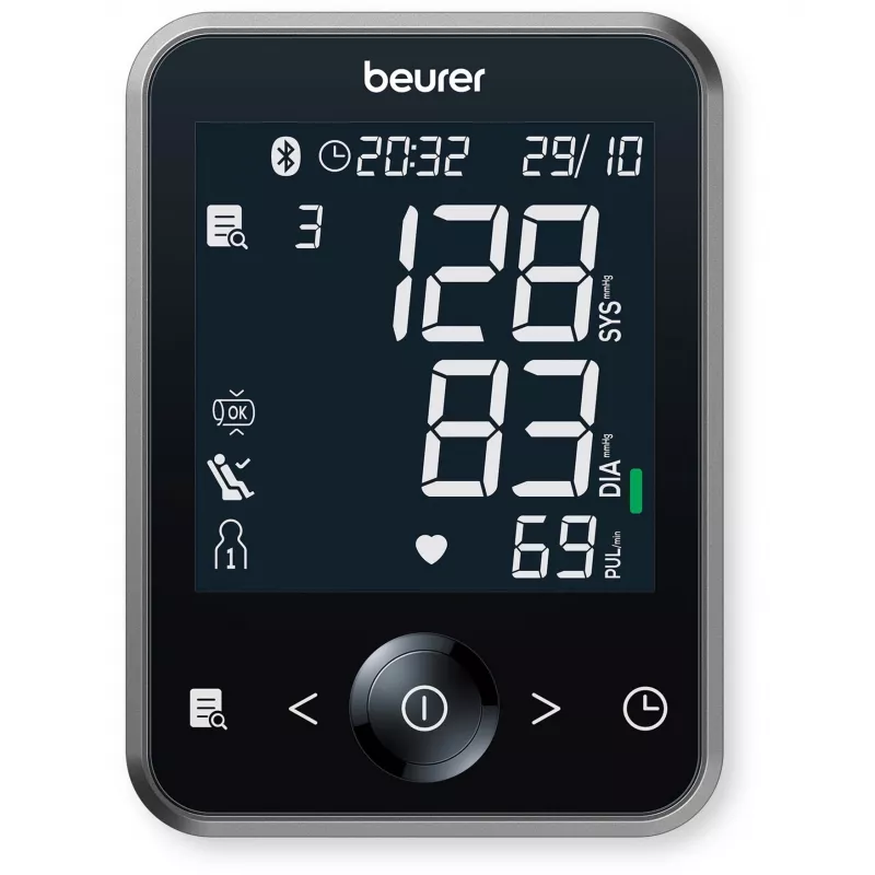 Misuratore di pressione Beurer BM64 con connettività Bluetooth e bracciale per il braccio