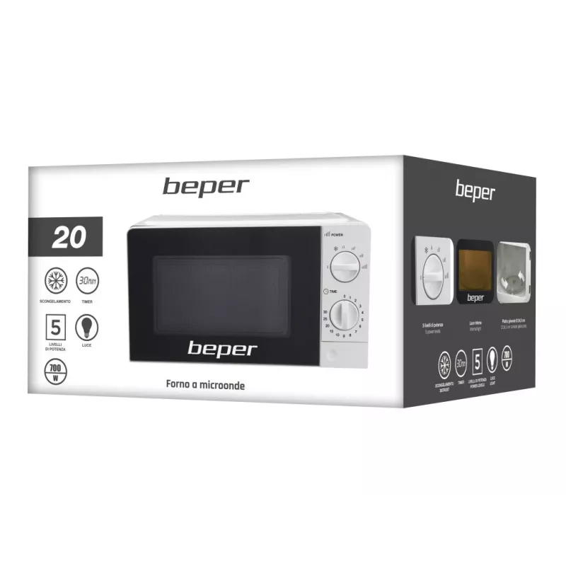 Microonde Beper BF.570, 700 W, 20 L