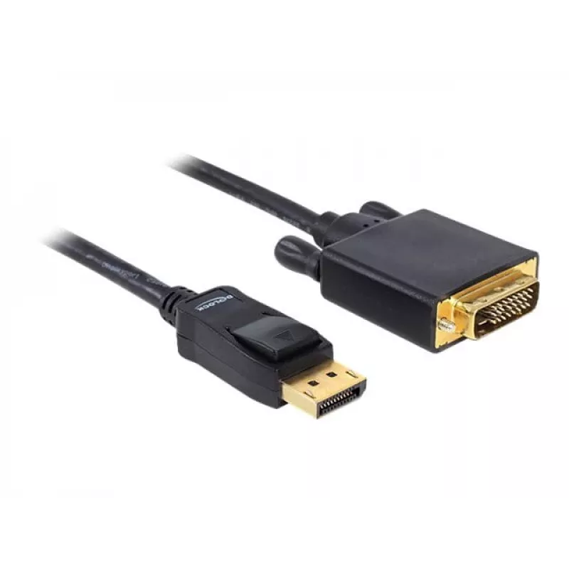 Cavo DeLOCK DisplayPort a DVI 24+1 maschio/maschio 2 m