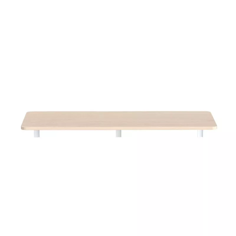 Maclean MC-128WD mensola pieghevole a parete, 100×40 cm, finitura effetto legno